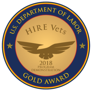 2018 HIRE Vets Medallion Program Gold Award