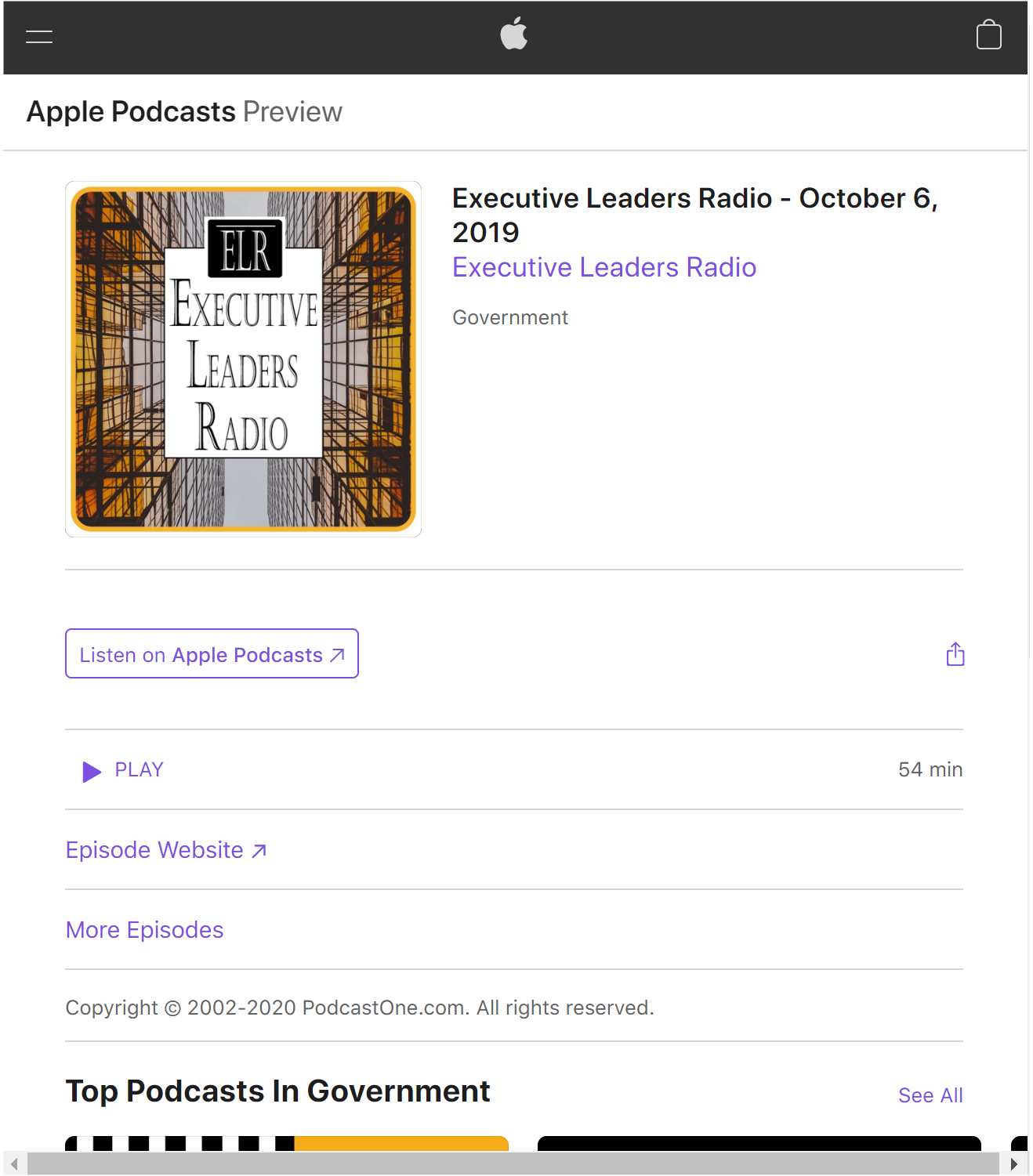 Executive Leaders Radio Interview